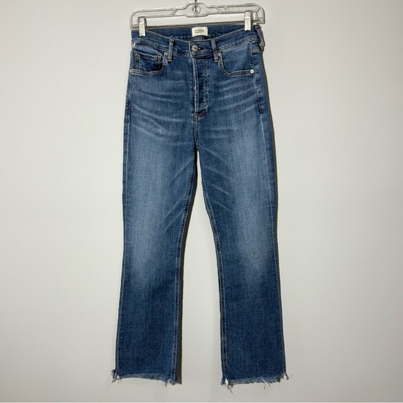 Citizens Of Humanity Premium Vintage Isola Cropped Bootcut Jeans in Lawless 27 - Picture 3 of 16